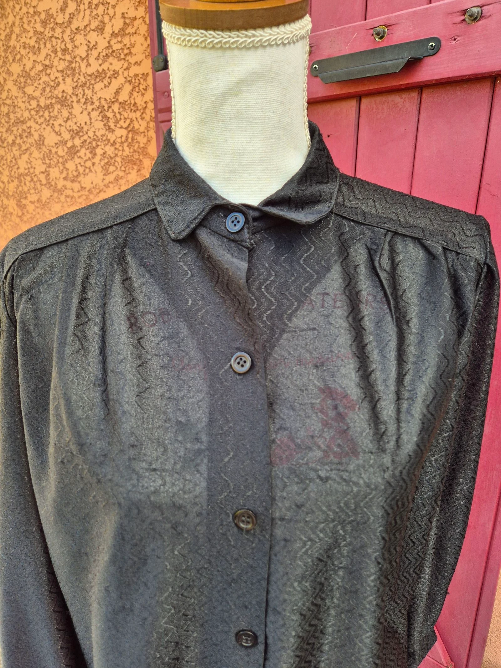 Sheer long-sleeve shirt for women – photo 4